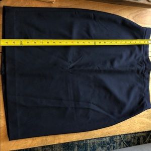 Banana Republic navy blue pencil skirt